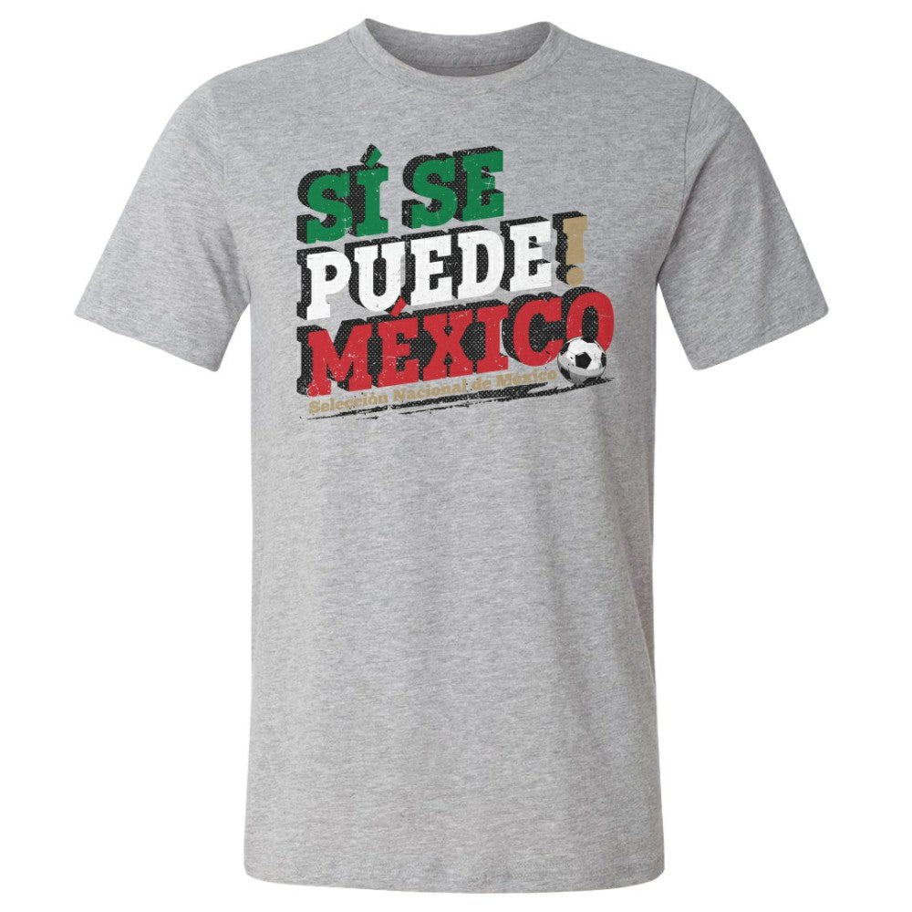 Mexico National Team 500 Level Si Se Puede T-Shirt -  Heather Gray