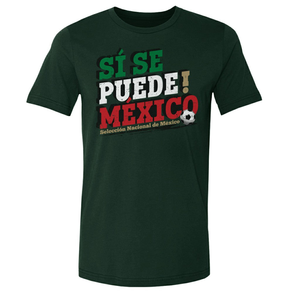 Mexico National Team 500 Level Si Se Puede T-Shirt -  Forest Green