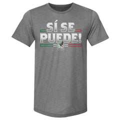 Mexico National Team 500 Level Si Se Puede Premium Tri-Blend T-Shirt -  Gray
