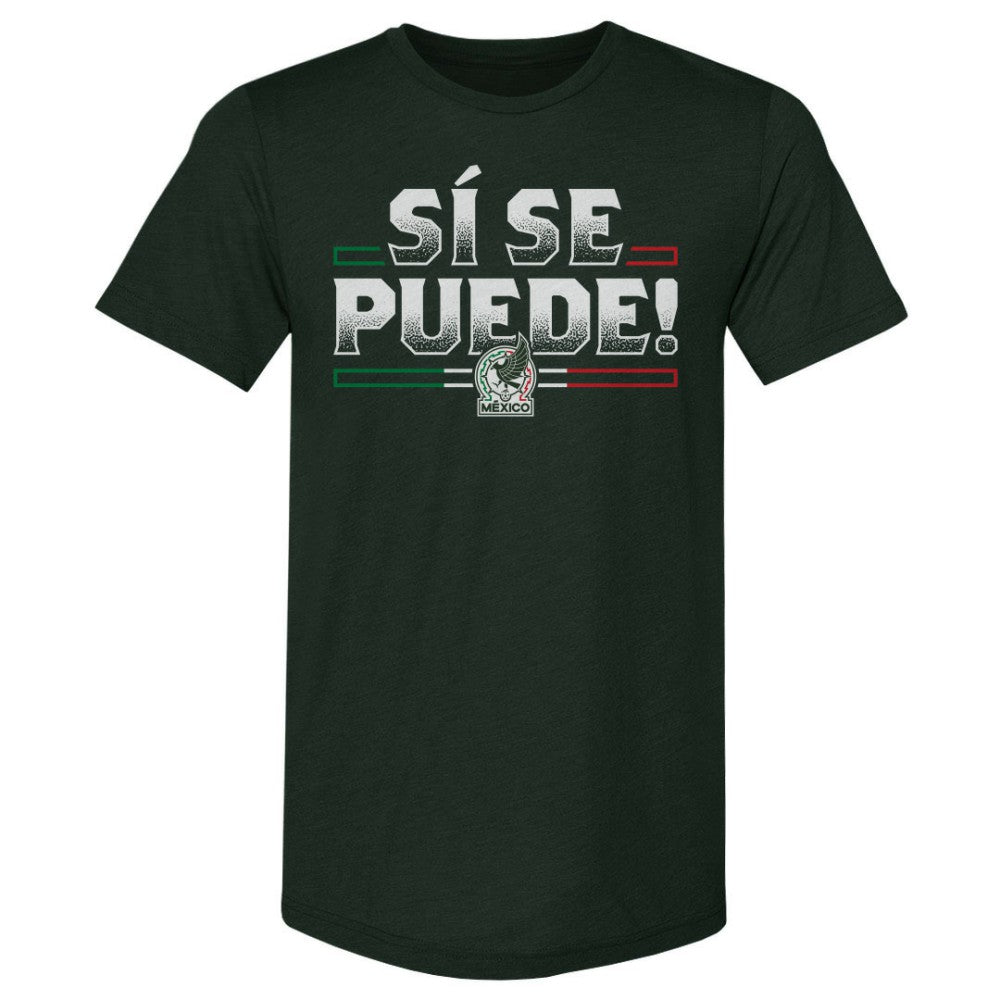 Mexico National Team 500 Level Si Se Puede Premium Tri-Blend T-Shirt -  Forest Green