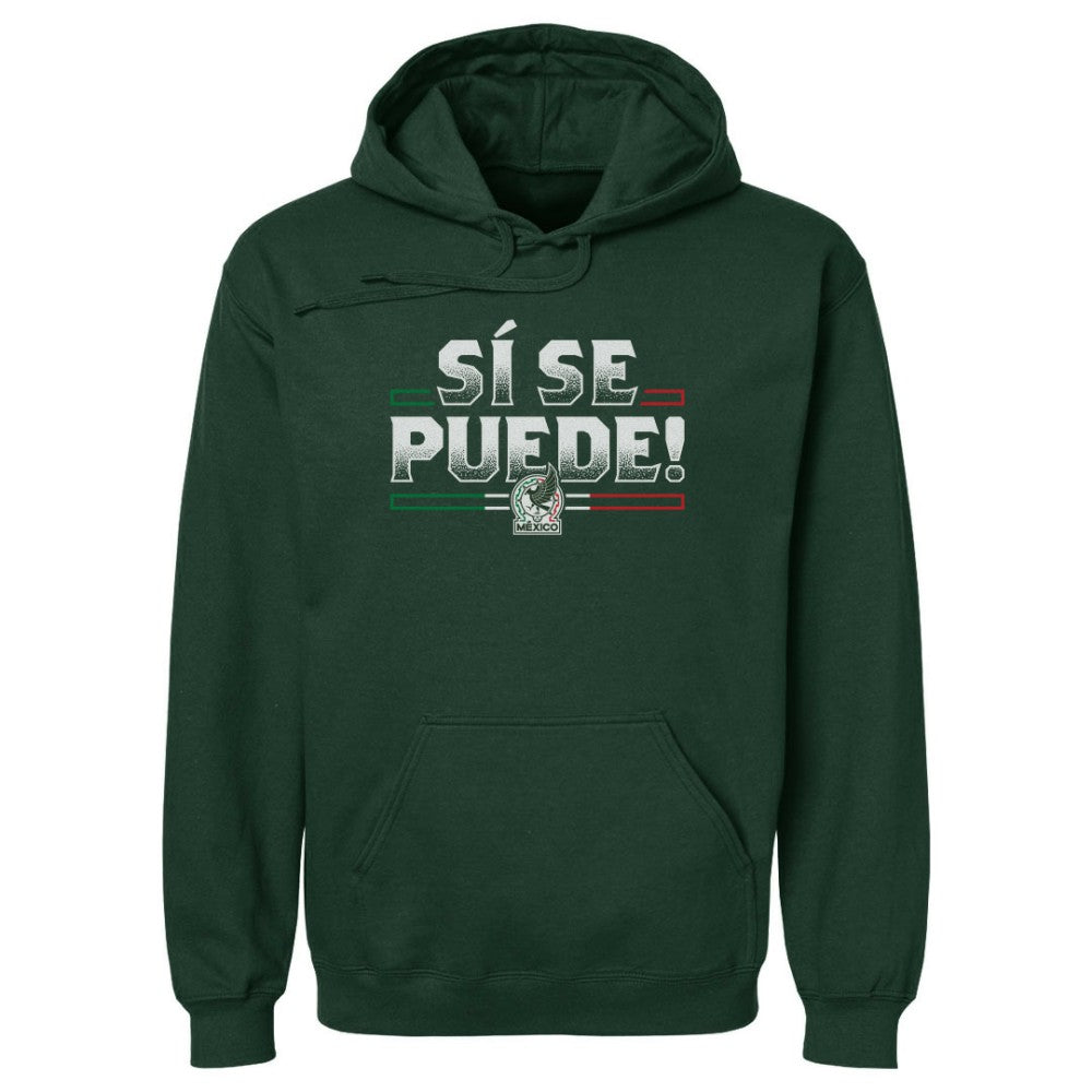 Mexico National Team 500 Level Si Se Puede Pullover Hoodie -  Forest Green