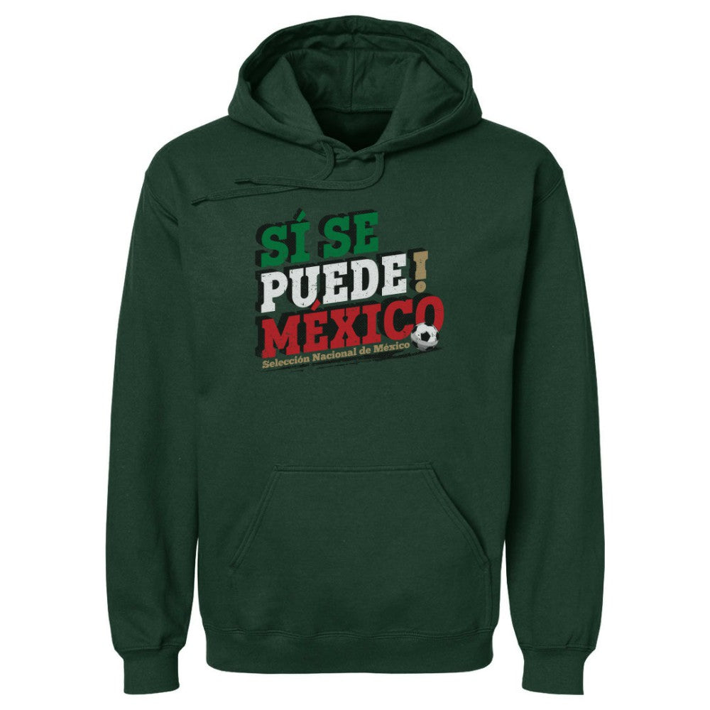 Mexico National Team 500 Level Si Se Puede Pullover Hoodie -  Forest Green