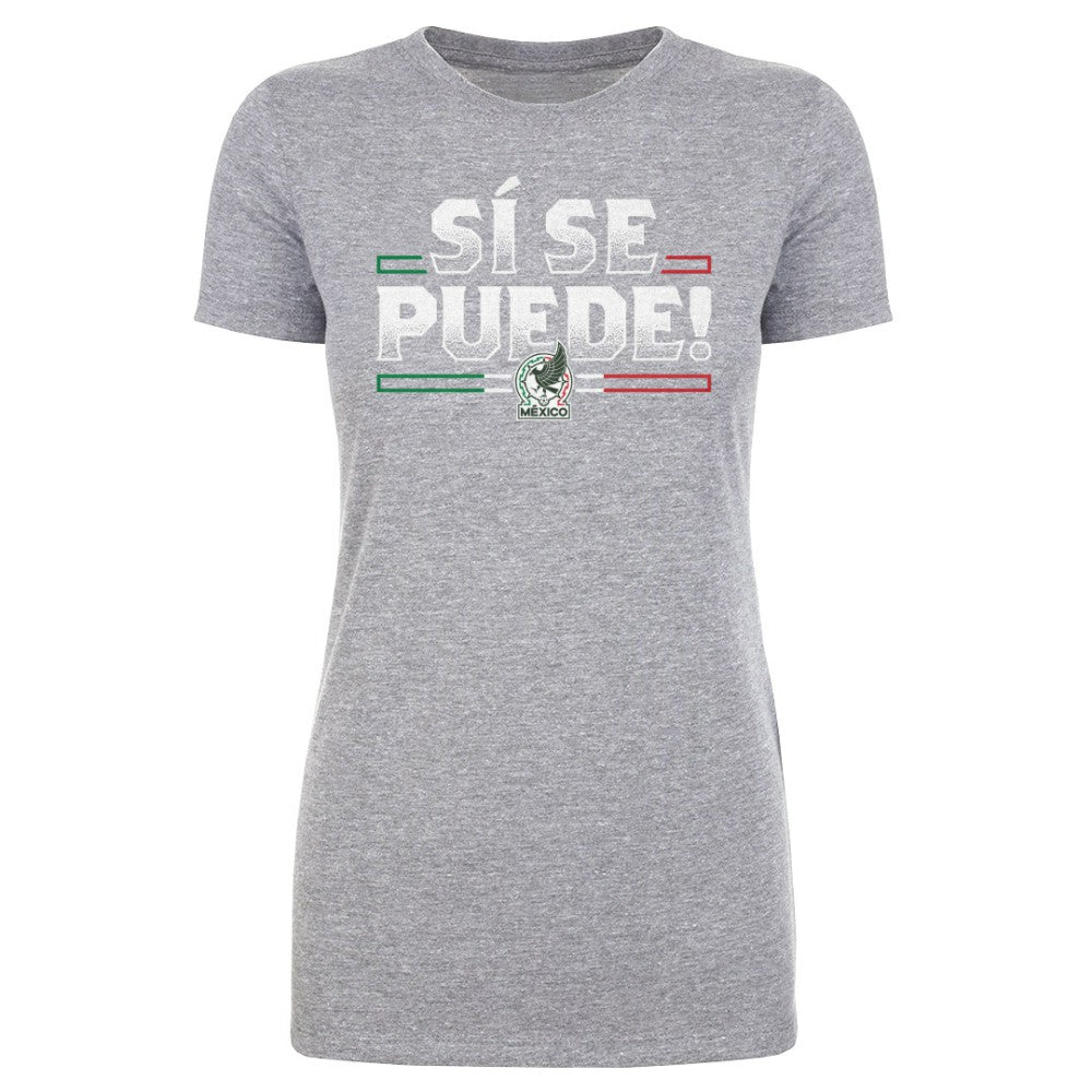 Mexico National Team 500 Level Women's Si Se Puede T-Shirt -  Heather Gray
