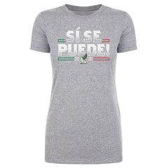 Mexico National Team 500 Level Women's Si Se Puede T-Shirt -  Heather Gray