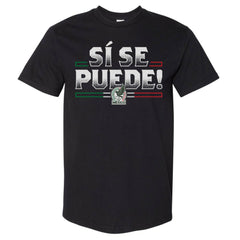 Mexico National Team 500 Level Si Se Puede Heavyweight T-Shirt -  Black