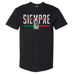 Mexico National Team 500 Level Siempre Contigo Heavyweight T-Shirt -  Black