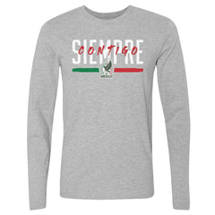 Mexico National Team 500 Level Siempre Contigo Long Sleeve T-Shirt -  Heather Gray