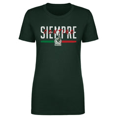 Mexico National Team 500 Level Women's Siempre Contigo T-Shirt -  Dark Green
