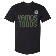 Mexico National Team 500 Level Vamos Todos Inline Bold Heavyweight T-Shirt -  Black
