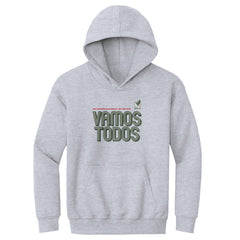 Mexico National Team 500 Level Youth Vamos Todos Inline Bold Pullover Hoodie -  Gray