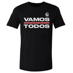 Mexico National Team 500 Level Vamos Todos Cotton T-Shirt -  Black