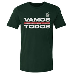 Mexico National Team 500 Level Vamos Todos Cotton T-Shirt -  Forest Green
