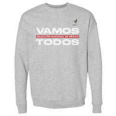Mexico National Team 500 Level Vamos Todos Crewneck Sweatshirt -  Heather Gray