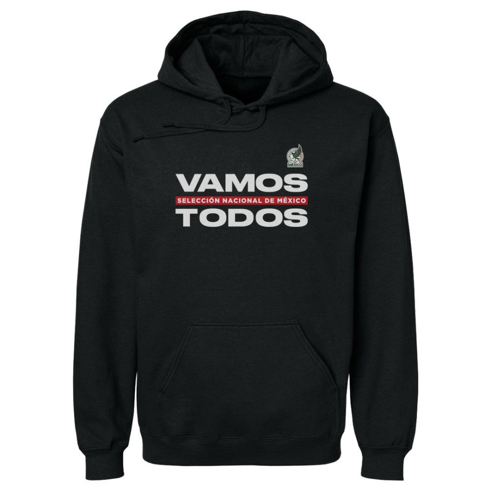 Mexico National Team 500 Level Vamos Todos Pullover Hoodie -  Black