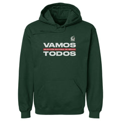 Mexico National Team 500 Level Vamos Todos Pullover Hoodie -  Dark Green