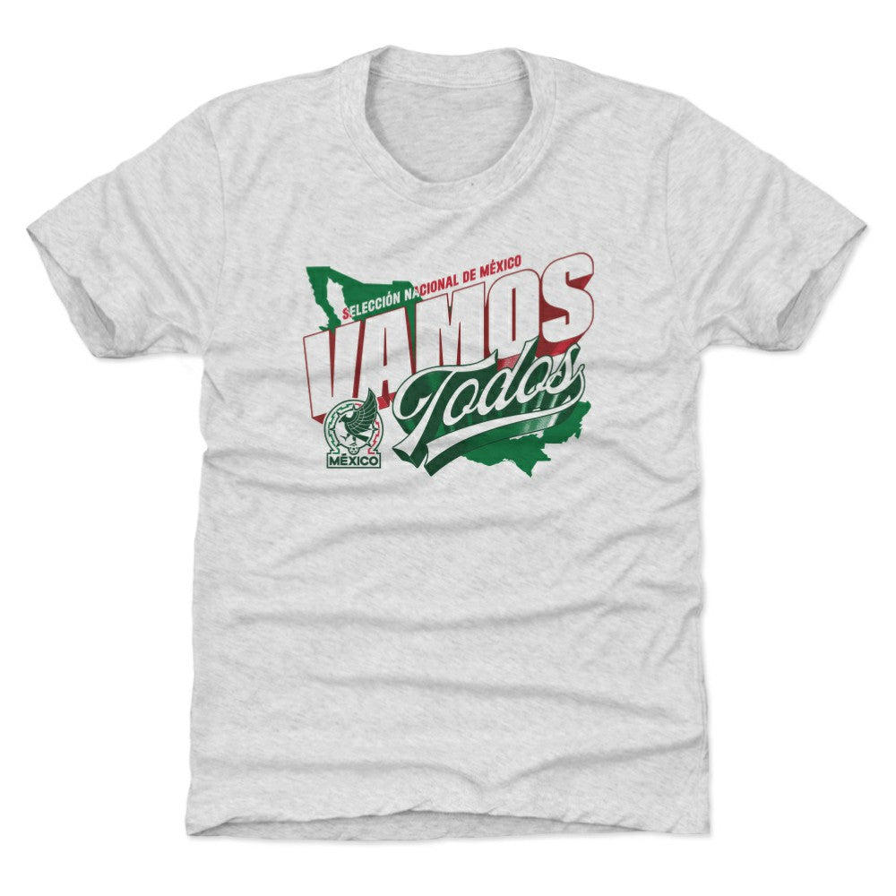 Mexico National Team 500 Level Youth Vamos Todos Country T-Shirt -  Gray