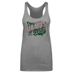 Mexico National Team 500 Level Women's Vamos Todos Country Tri-Blend Tank Top -  Gray