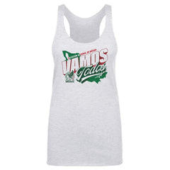 Mexico National Team 500 Level Women's Vamos Todos Country Tri-Blend Tank Top -  Gray
