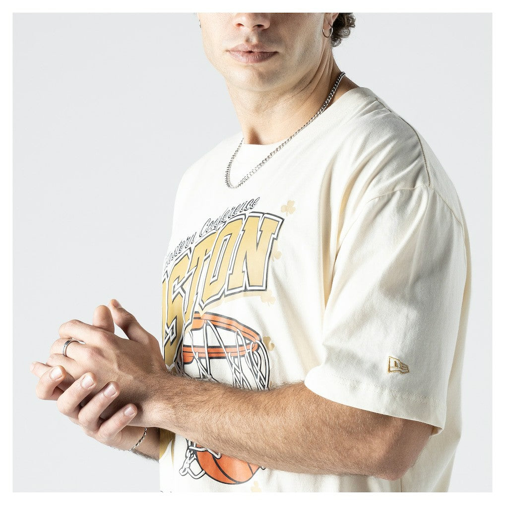 NBA Boston Celtics Oversized City Edition Remix Vintage T-Shirt