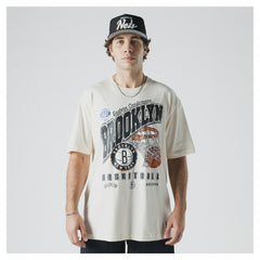 NBA Brooklyn Nets Oversized City Edition Remix Vintage T-Shirt