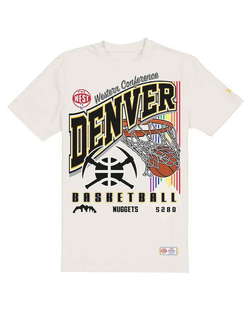 NBA Denver Nuggets Oversized City Edition Remix Vintage T-Shirt sale