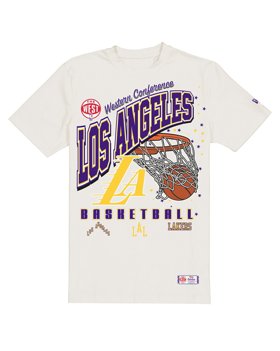 NBA Los Angeles Lakers Oversized City Edition Remix Vintage T-Shirt