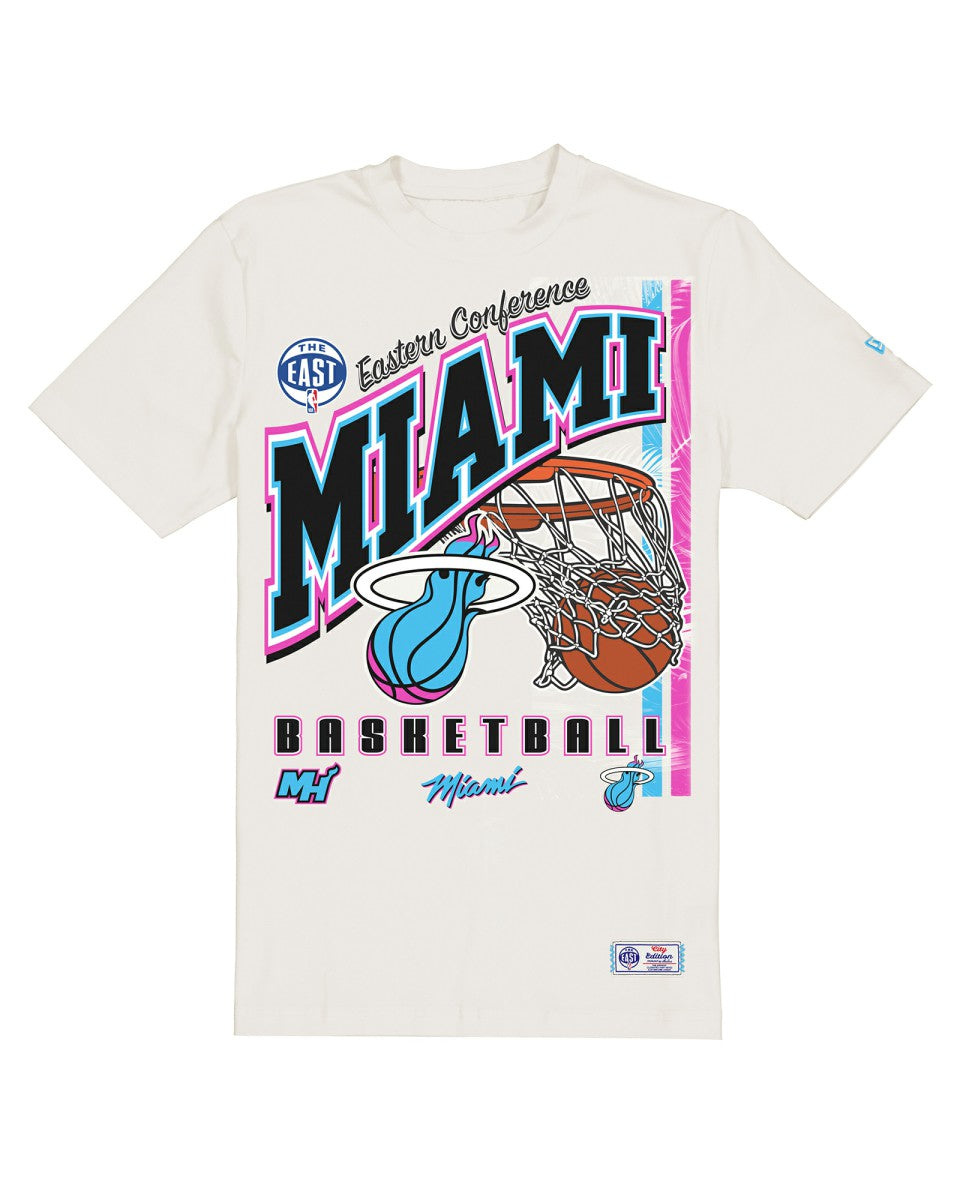 NBA Miami Heat Oversized City Edition Remix Vintage T-Shirt