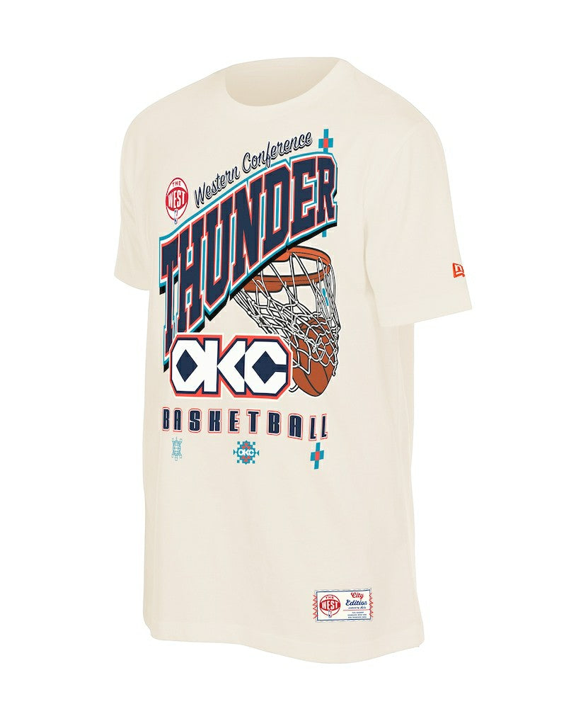 NBA Oklahoma City Thunder Oversized City Edition Remix Vintage T-Shirt