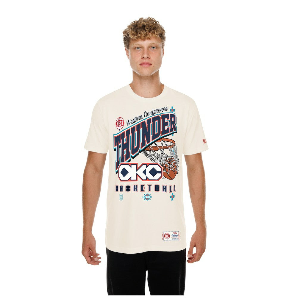 NBA Oklahoma City Thunder Oversized City Edition Remix Vintage T-Shirt