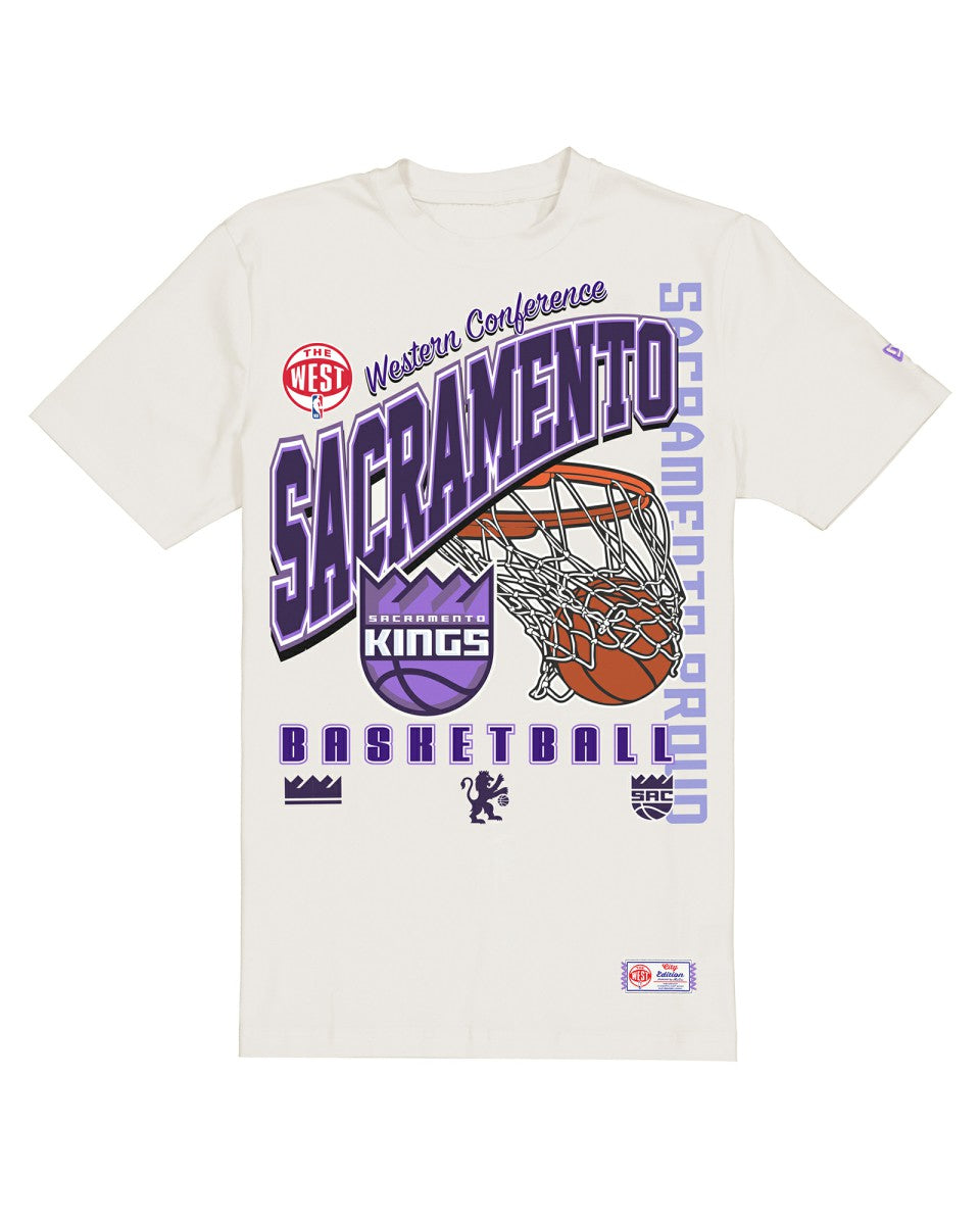 NBA Sacramento Kings Oversized City Edition Remix Vintage T-Shirt
