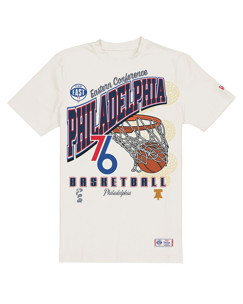 NBA Philadelphia 76ers Oversized City Edition Remix Vintage T-Shirt