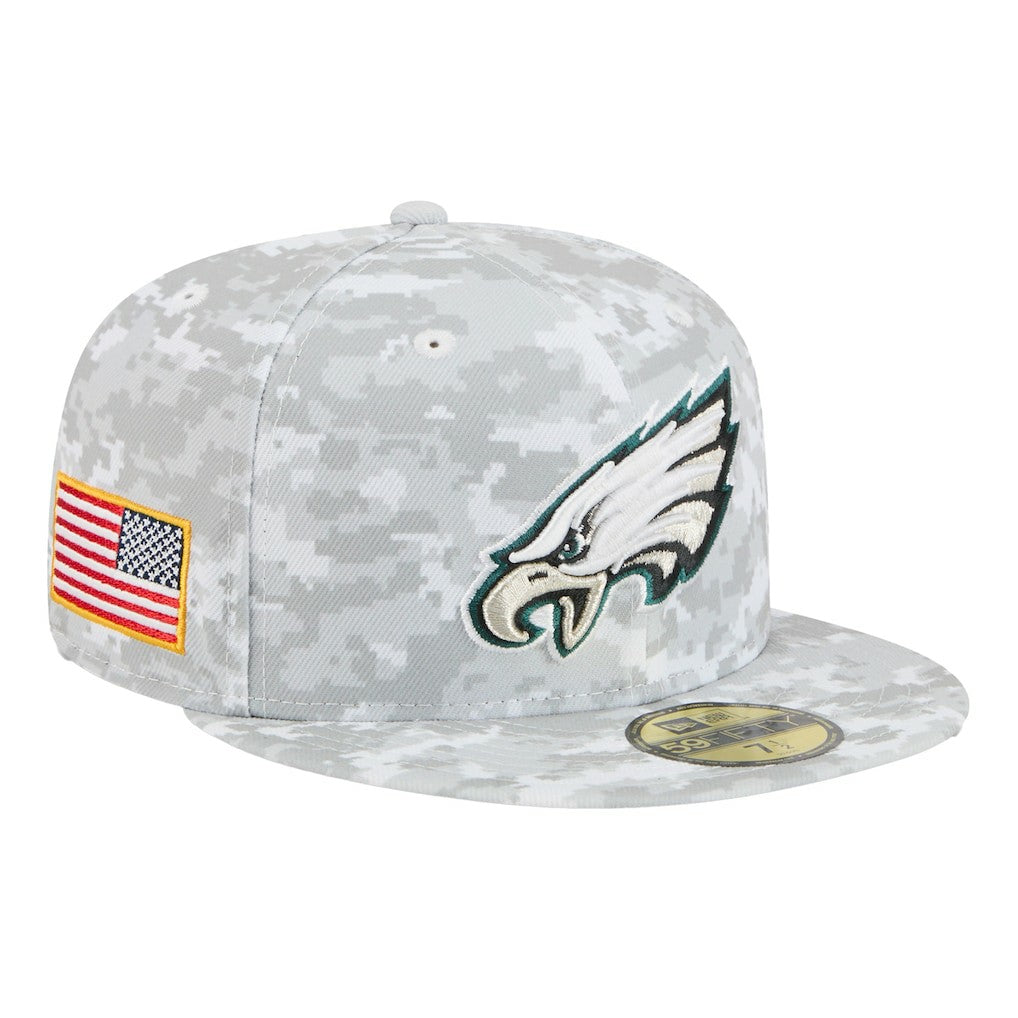 2025 Salute to Service Fan Pack 59FIFTY Fitted Hat - Philadelphia Eagles