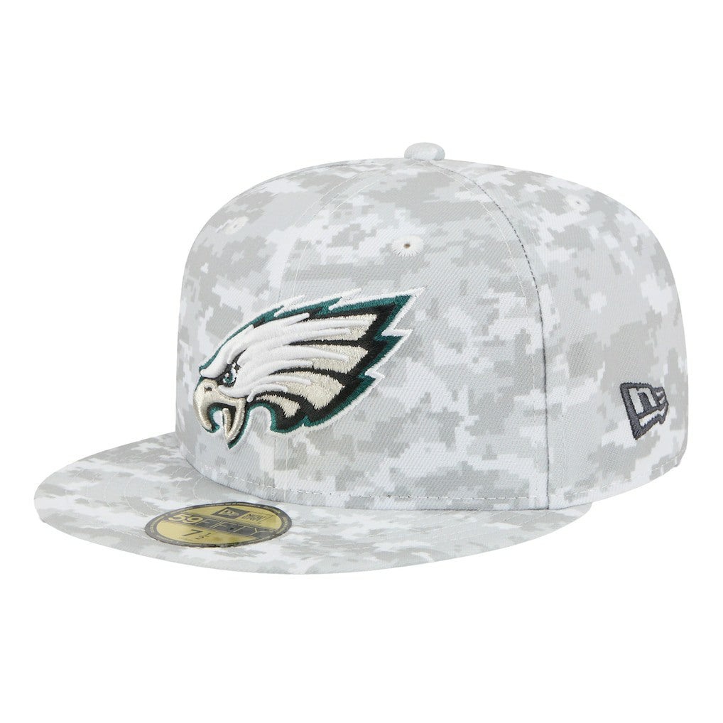 2025 Salute to Service Fan Pack 59FIFTY Fitted Hat - Philadelphia Eagles