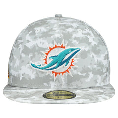 2025 Salute to Service Fan Pack 59FIFTY Fitted Hat - Miami Dolphins