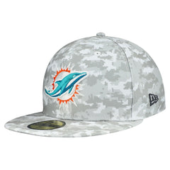 2025 Salute to Service Fan Pack 59FIFTY Fitted Hat - Miami Dolphins