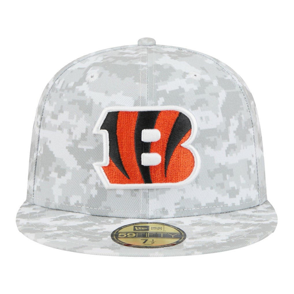 2025 Salute to Service Fan Pack 59FIFTY Fitted Hat - Cincinnati Bengals