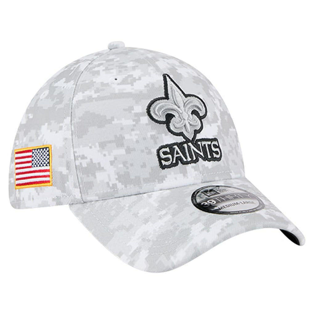 2025 Salute to Service Digital Camo Fan Pack 39THIRTY Flex Hat - New Orleans Saints