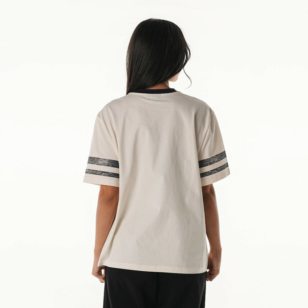 The Wild Collective Women's Vintage Drop Shoulder Oversized Boyfriend T-Shirt - Arizona Cardinals
