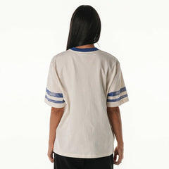 The Wild Collective Women's Vintage Drop Shoulder Oversized Boyfriend T-Shirt - Buffalo Bills
