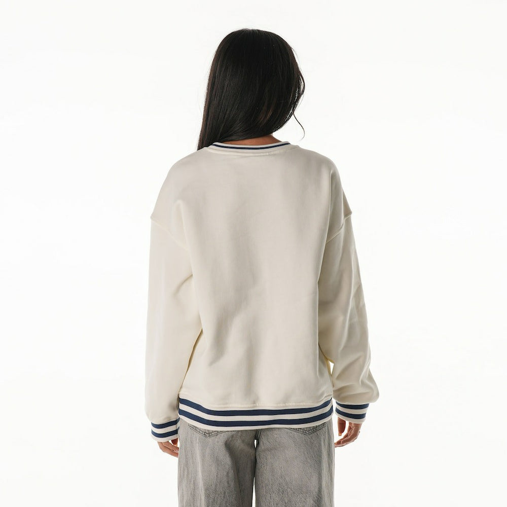 The Wild Collective Women's Oversized Vintage French Terry Sweatshirt - Indianapolis Colts