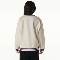 The Wild Collective Women's Oversized Vintage French Terry Sweatshirt - Minnesota Vikings