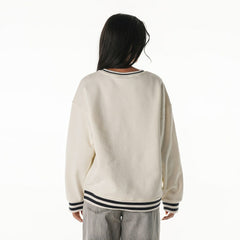 The Wild Collective Women's Oversized Vintage French Terry Sweatshirt - New England Patriots