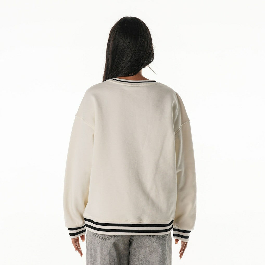 The Wild Collective Women's Oversized Vintage French Terry Sweatshirt - Pittsburgh Steelers