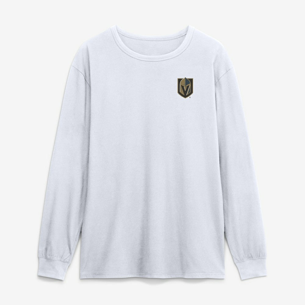 NHL White Vegas Golden Knights Fanatics Game Long Sleeve T-Shirt