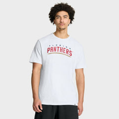 NHL White Florida Panthers Fanatics Play Distressed Wordmark Stadium Slub T-Shirt