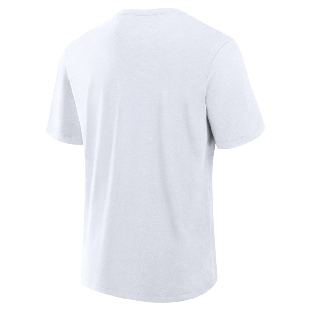 NHL White Florida Panthers Fanatics Play Distressed Wordmark Stadium Slub T-Shirt