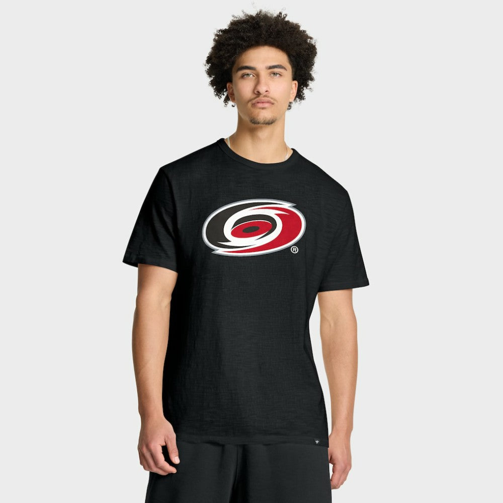 NHL Black Carolina Hurricanes Fanatics Stadium Slub T-Shirt