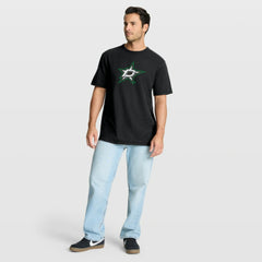 NHL Black Dallas Stars Fanatics Stadium Slub T-Shirt