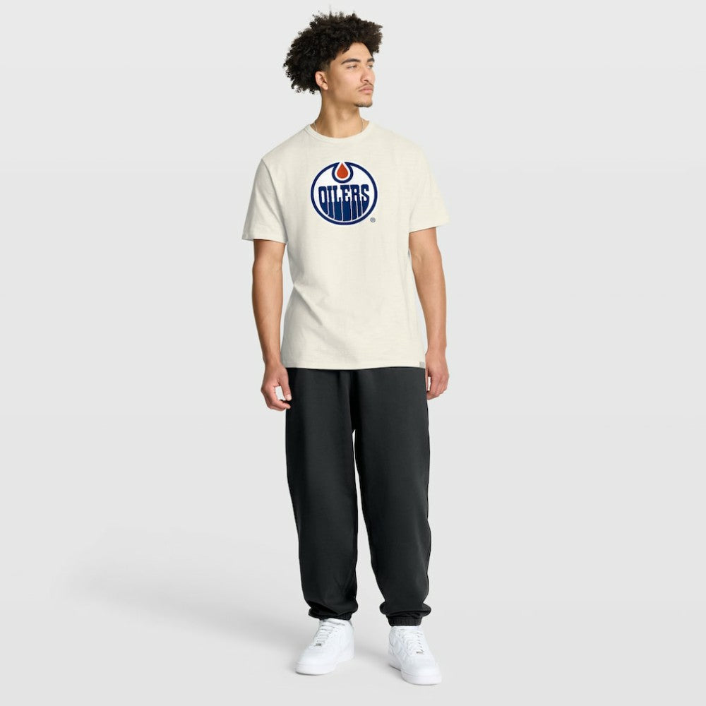 NHL Cream Edmonton Oilers Fanatics Stadium Slub T-Shirt