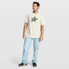 NHL Cream Dallas Stars Fanatics Stadium Slub T-Shirt